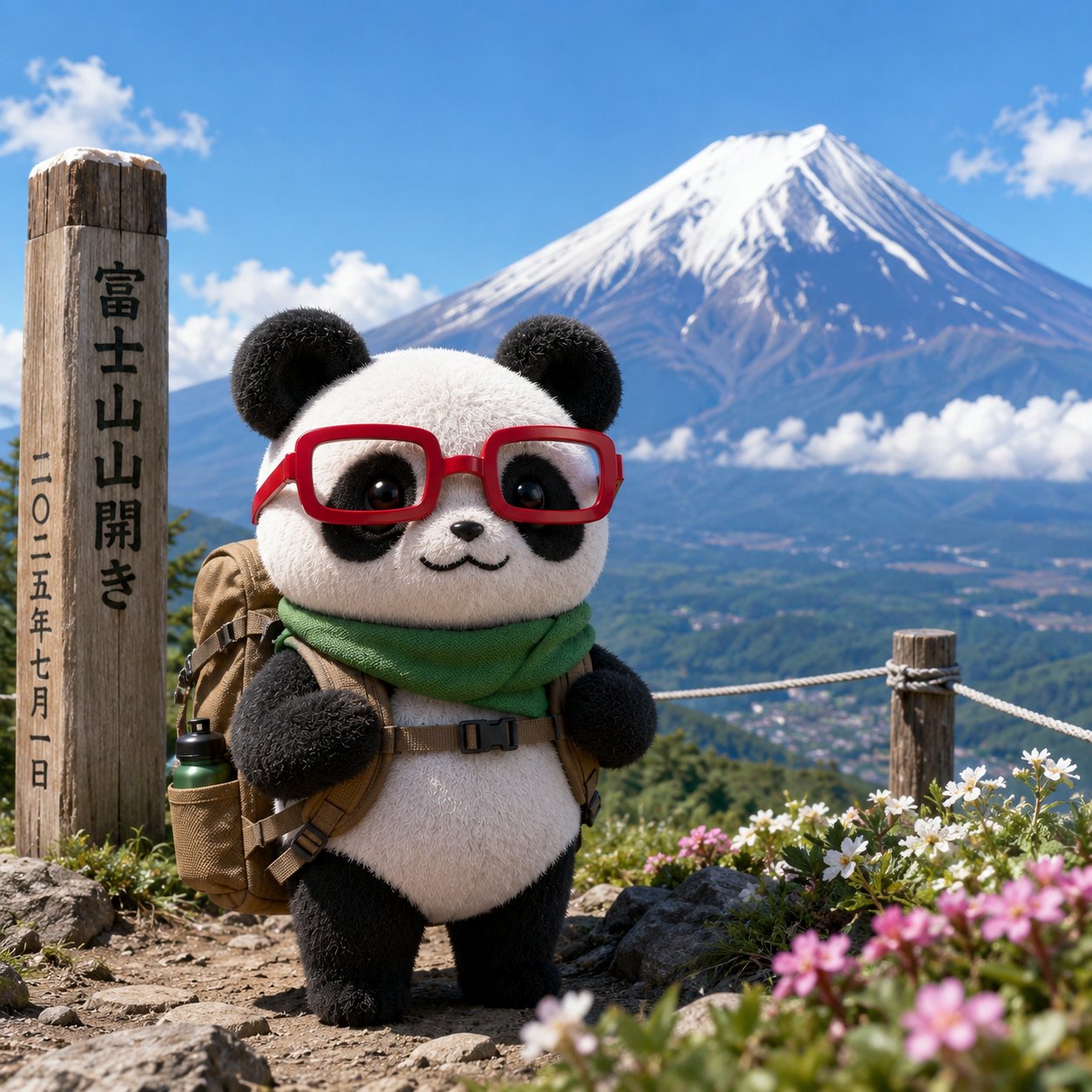 富士山山開き
